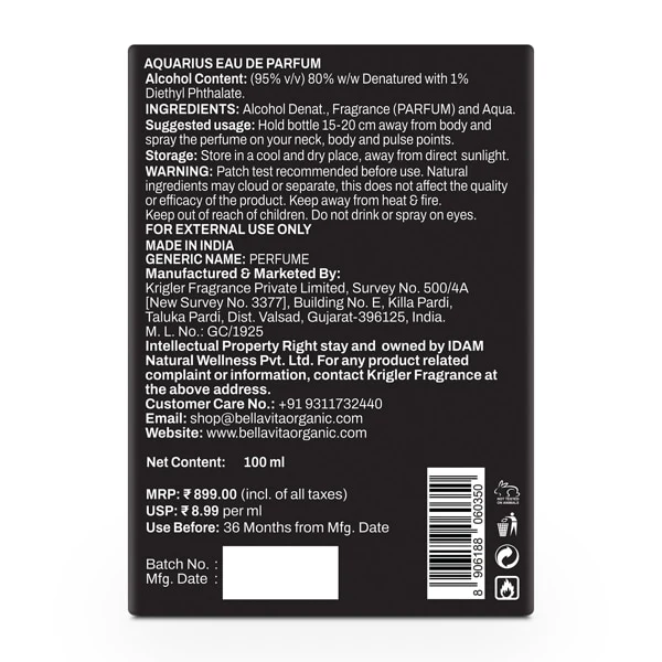 Aquarius Perfume - 100ml - Image 9