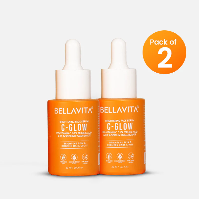 C-Glow 10% Vitamin C Serum - 30ml (Pack of 2)