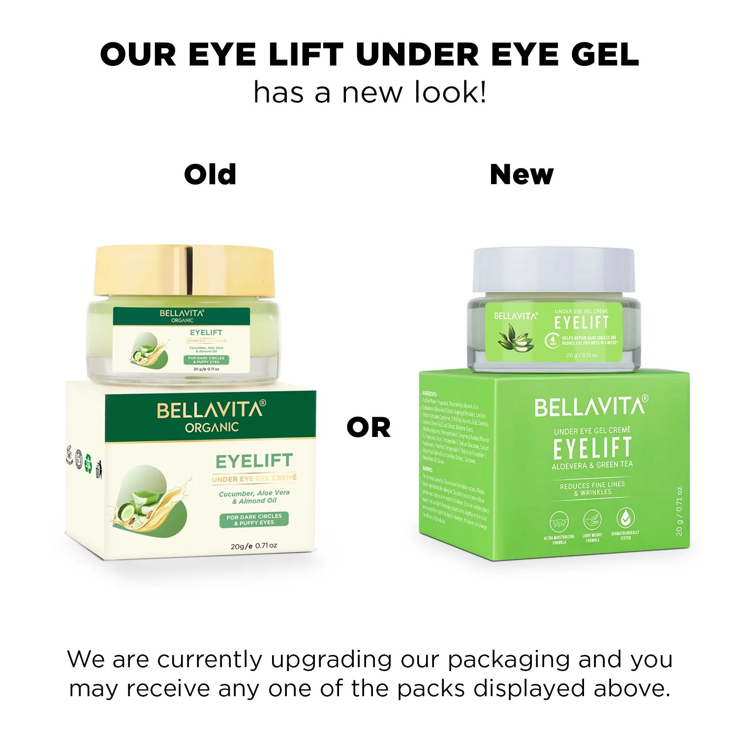 Eyelift Under Eye Gel Cream (Pack Of 2) -20g - Image 5