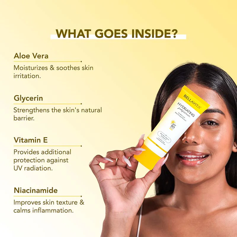 Hydrating Sunscreen SPF 50 PA+++  (Pack of 3) - Image 3