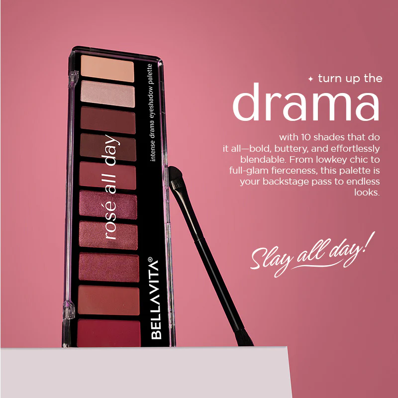 Intense Drama - 10-in-1 Eyeshadow Palette - 10g - Image 16