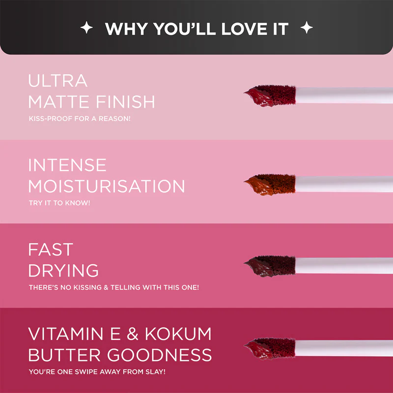 Kiss Proof Liquid Lipstick - 4 x 2ml (Mini Set) - Image 4