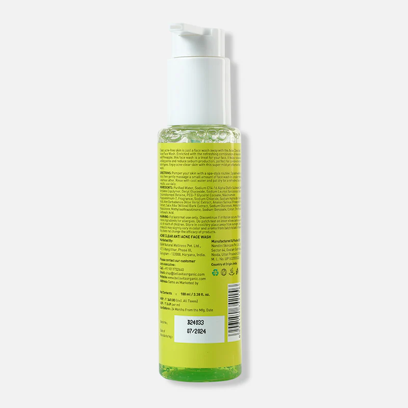 Salicylic Acid Anti Acne Face Wash - 2 x 100ml - Image 8