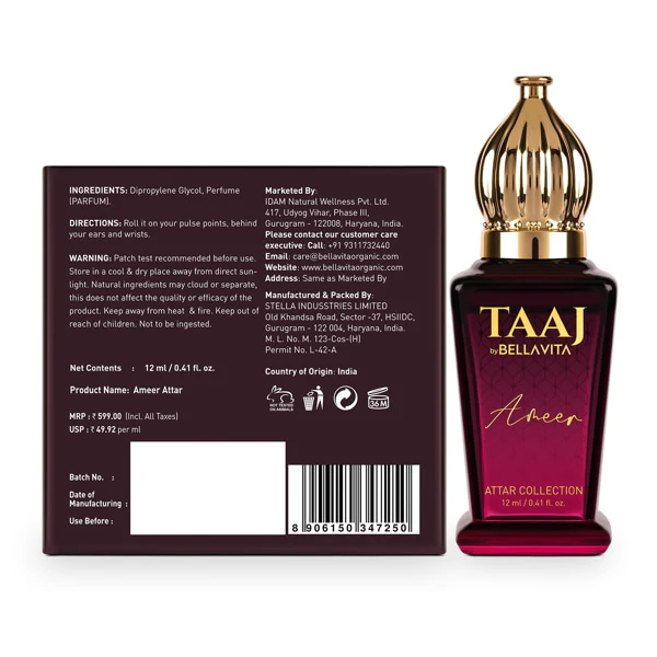 TAAJ Ameer Attar - 12ml - Image 8